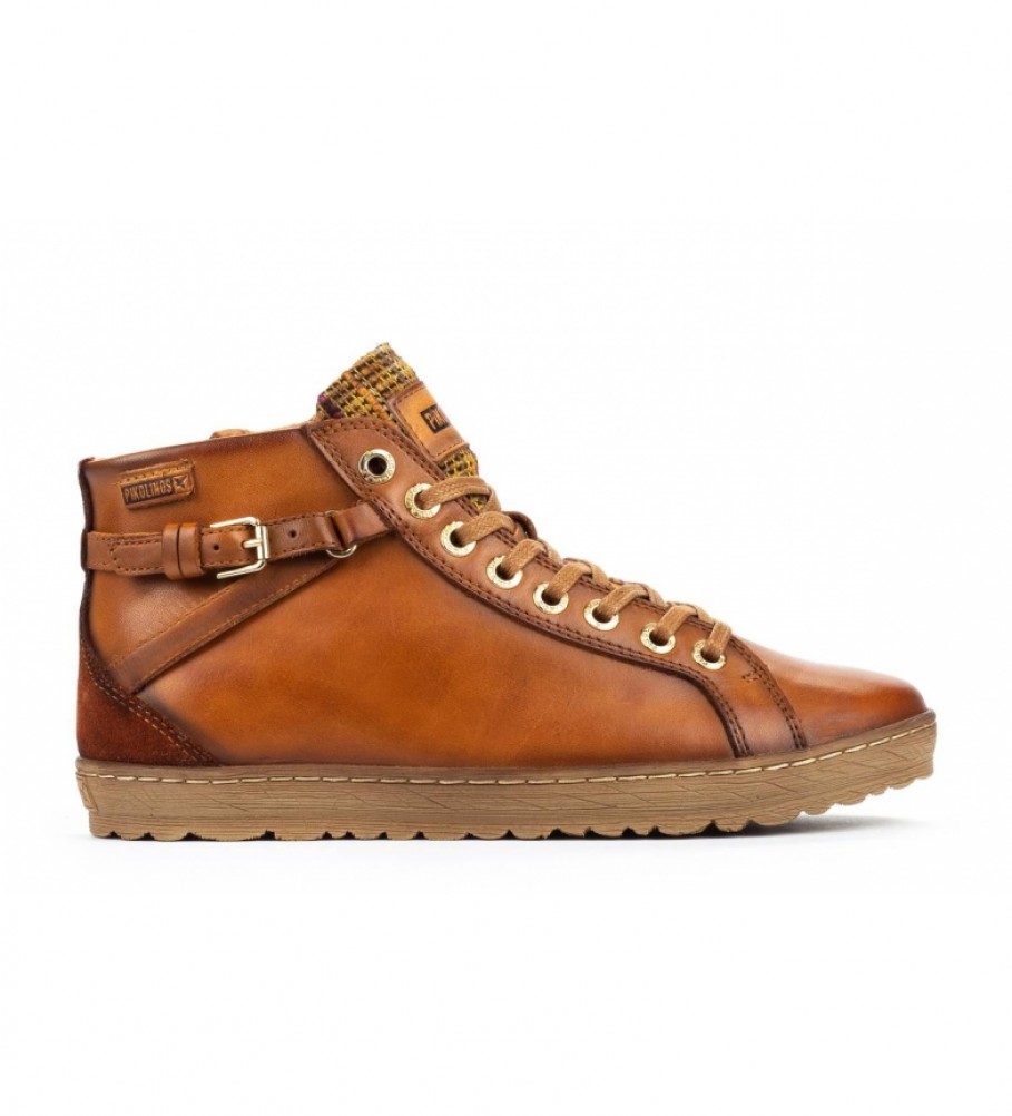 Botas de couro Pikolinos Lagos 901 Brandy
