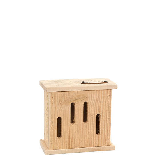 Abri à papillons, en bois Douglas L.16 x P.7,5 x H.15 cm