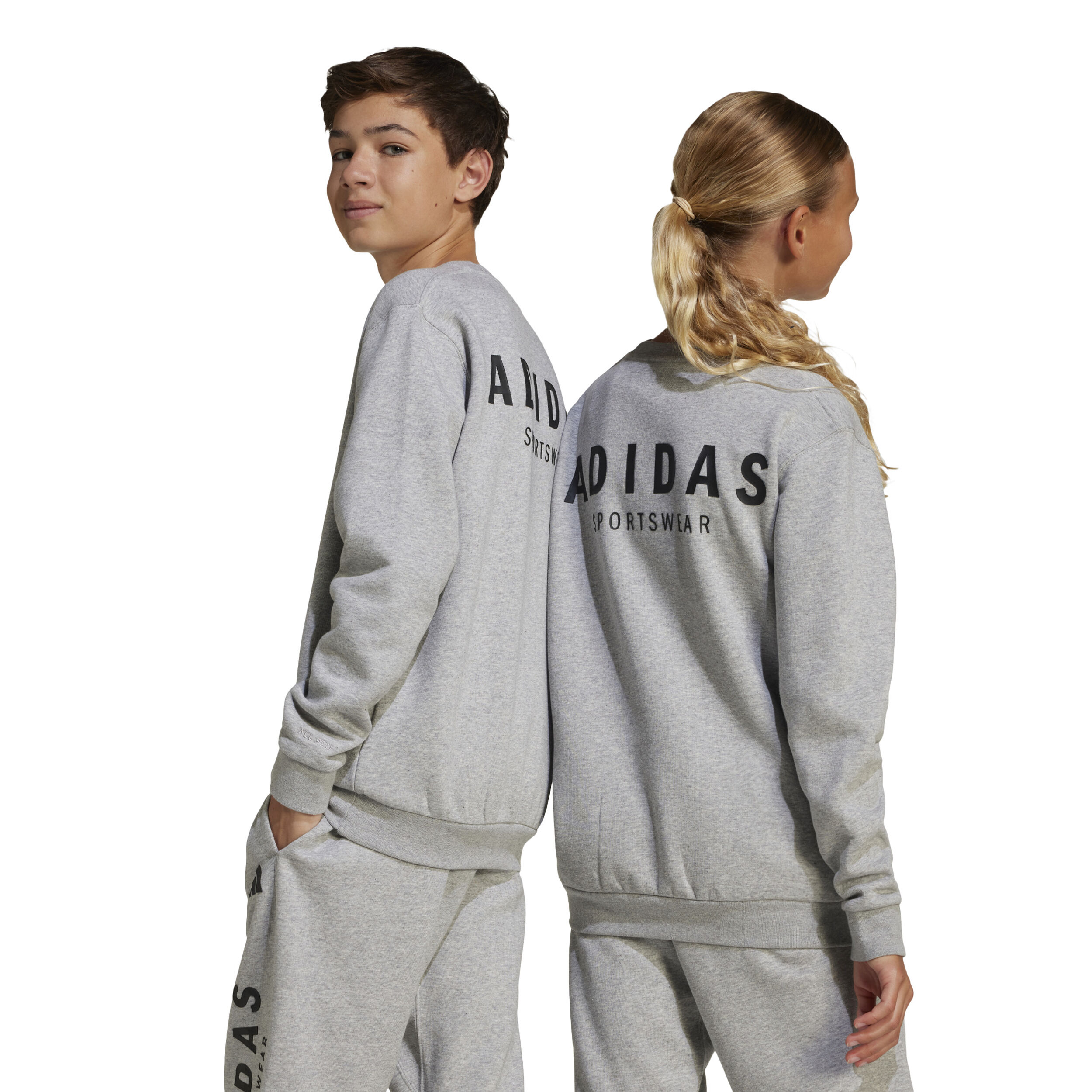 adidas All Season GFX Pantalon Survêtement Enfants - Gris