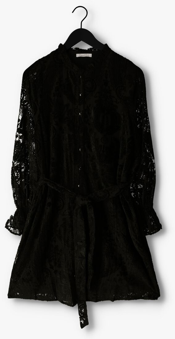 FREEBIRD zwarte freebird mini jurk akkie dress
