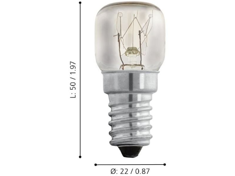 EGLO Leuchten Lampe 15 W E14 Warmweiss Hitzebeständige Halogen Birne