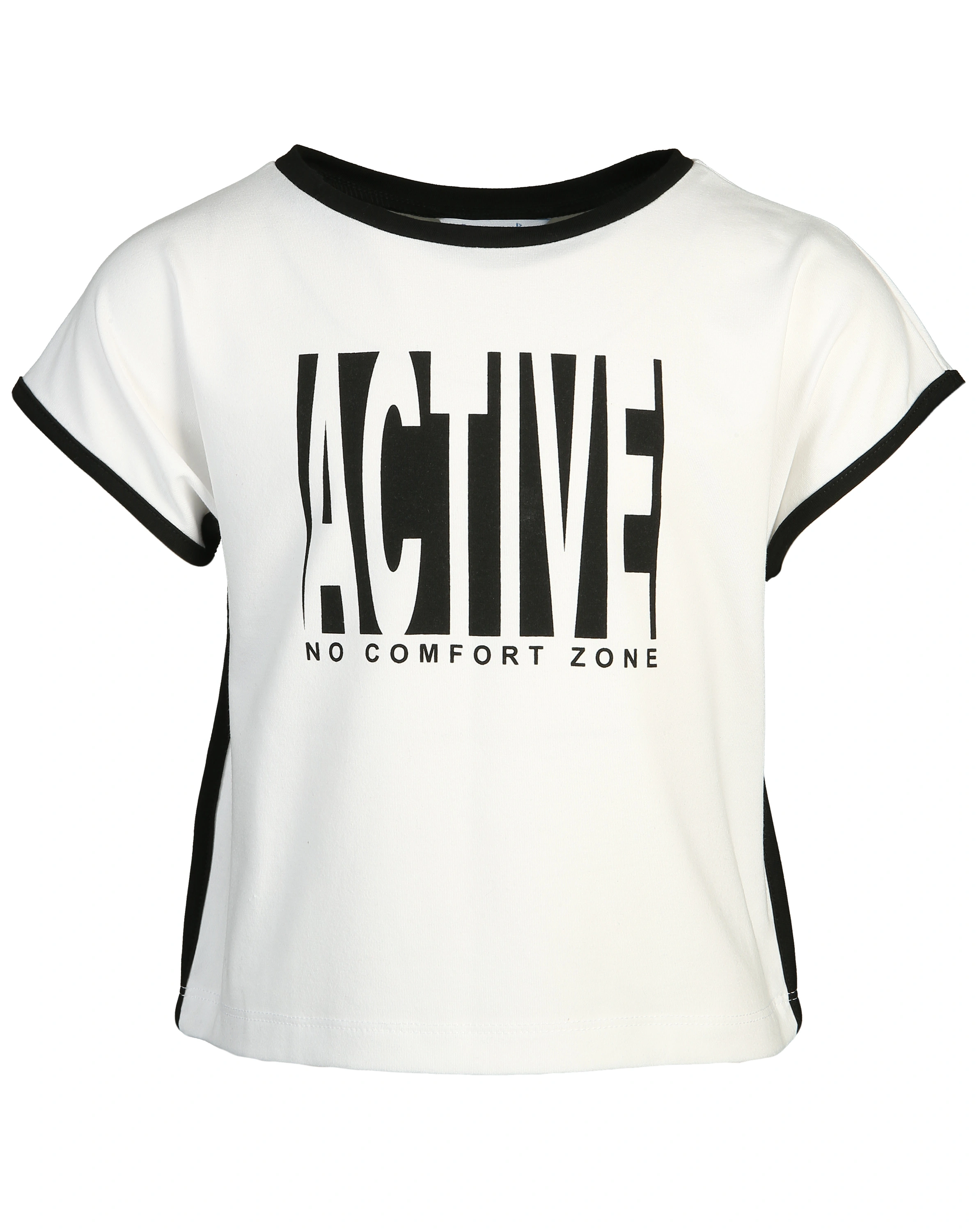 T-Shirt ACTIVE mit Shorts in schwarz