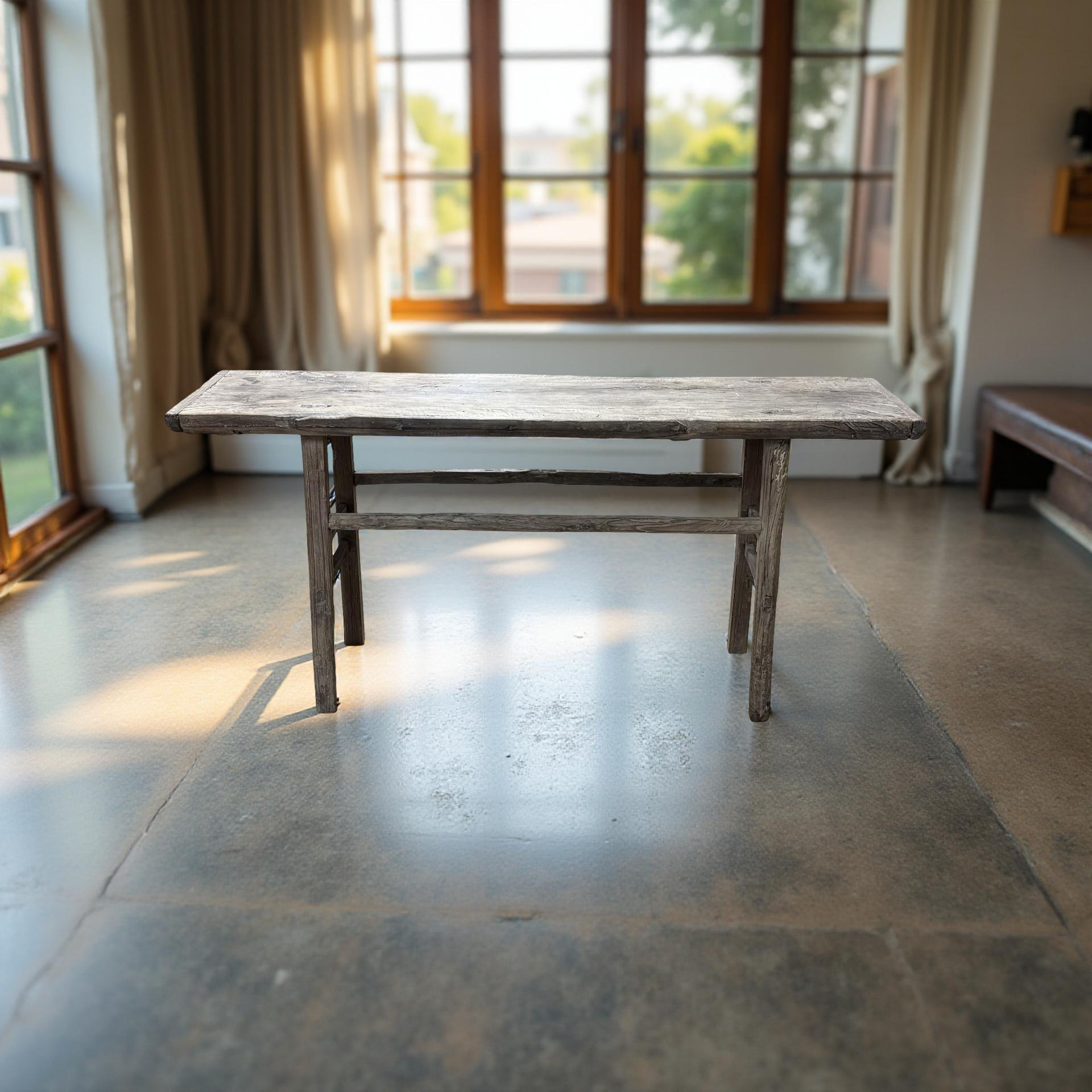 Bartafel naturel finish groot uniek