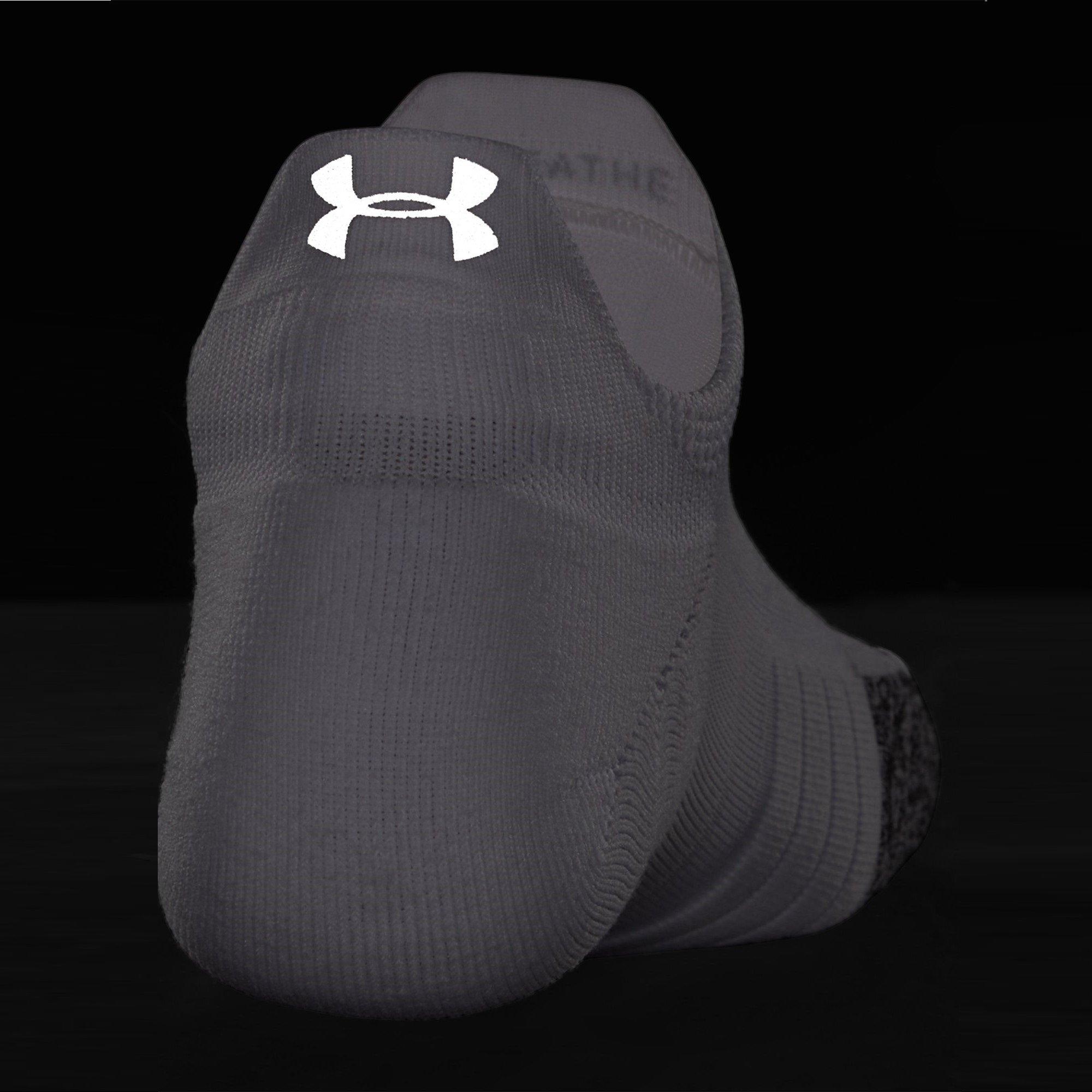 Under Armour UA Breathe 2 No Show Tab Socks 2pack