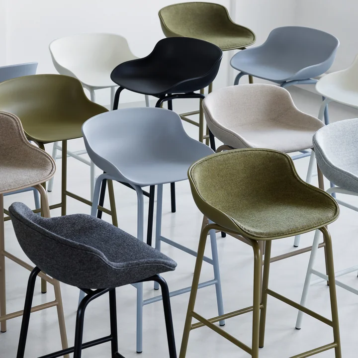 Normann Copenhagen - Hyg Barhocker H 65 cm, grau