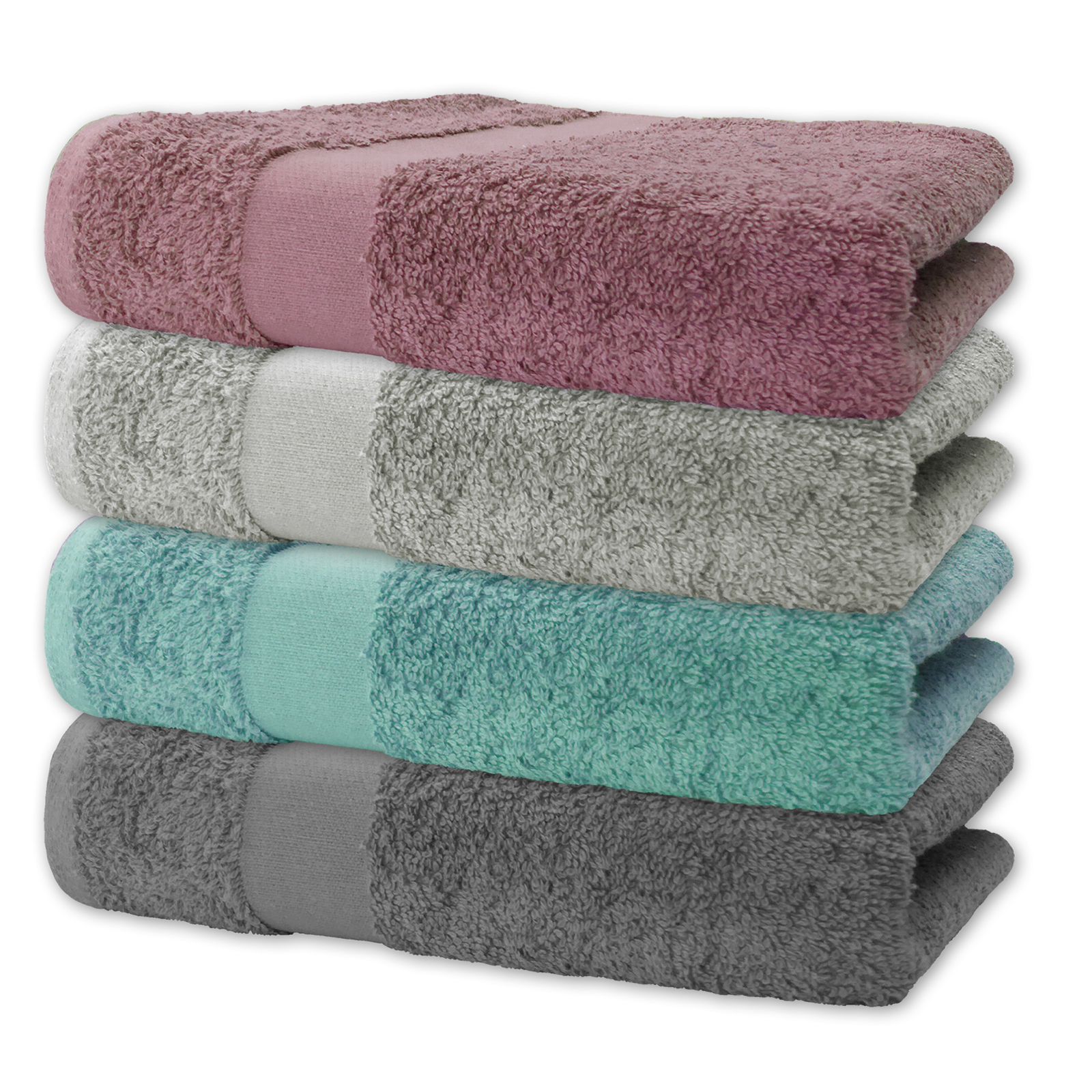 ROLLER Frottier-Duschtusch - mauve - 70x140 cm