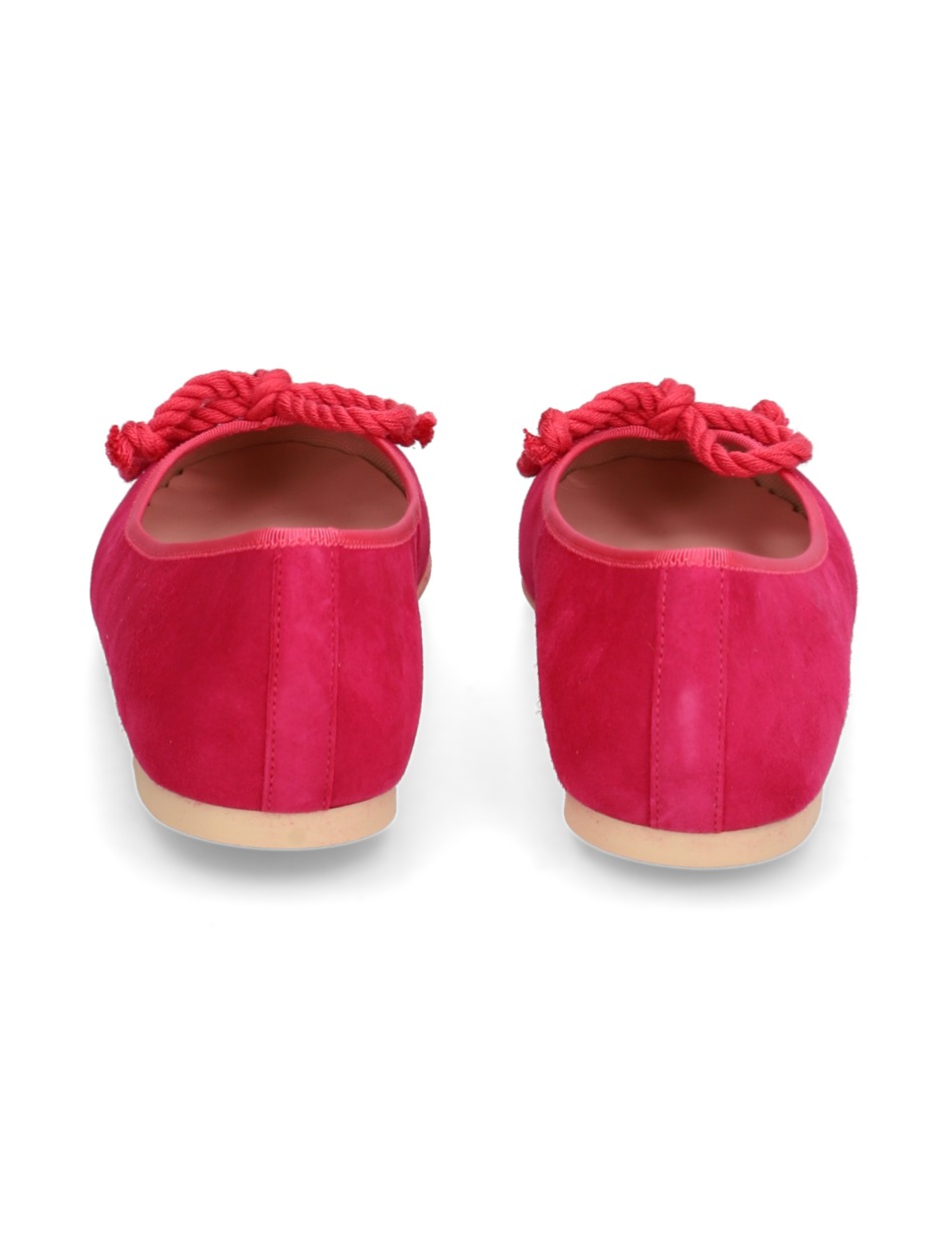 Veloursleder Ballerina