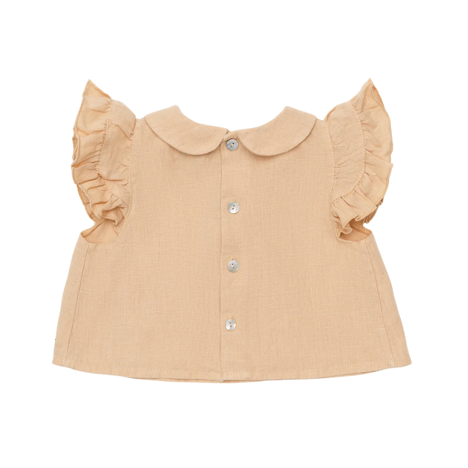 Mimi Linen Blouse | Rose Latte