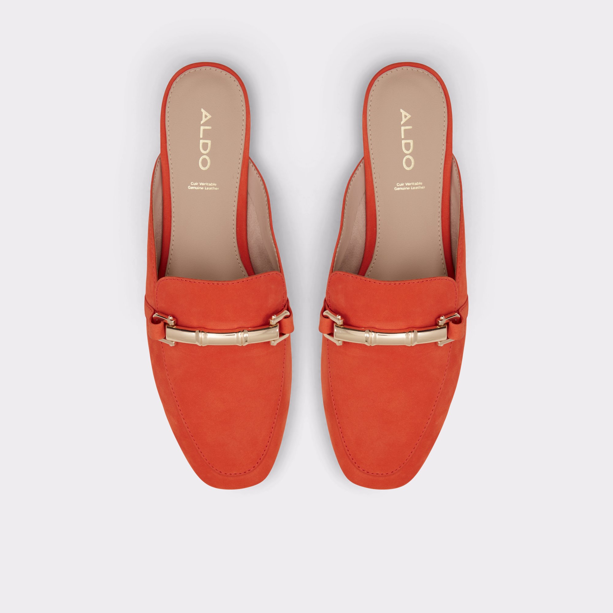 Boski Bright Orange Women Loafers & Oxfords