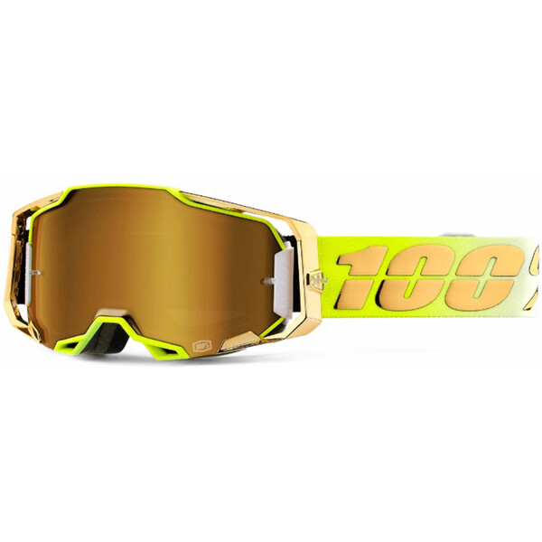 100% - Masque Armega FeelGood - Gold Mirror Jaune / Or