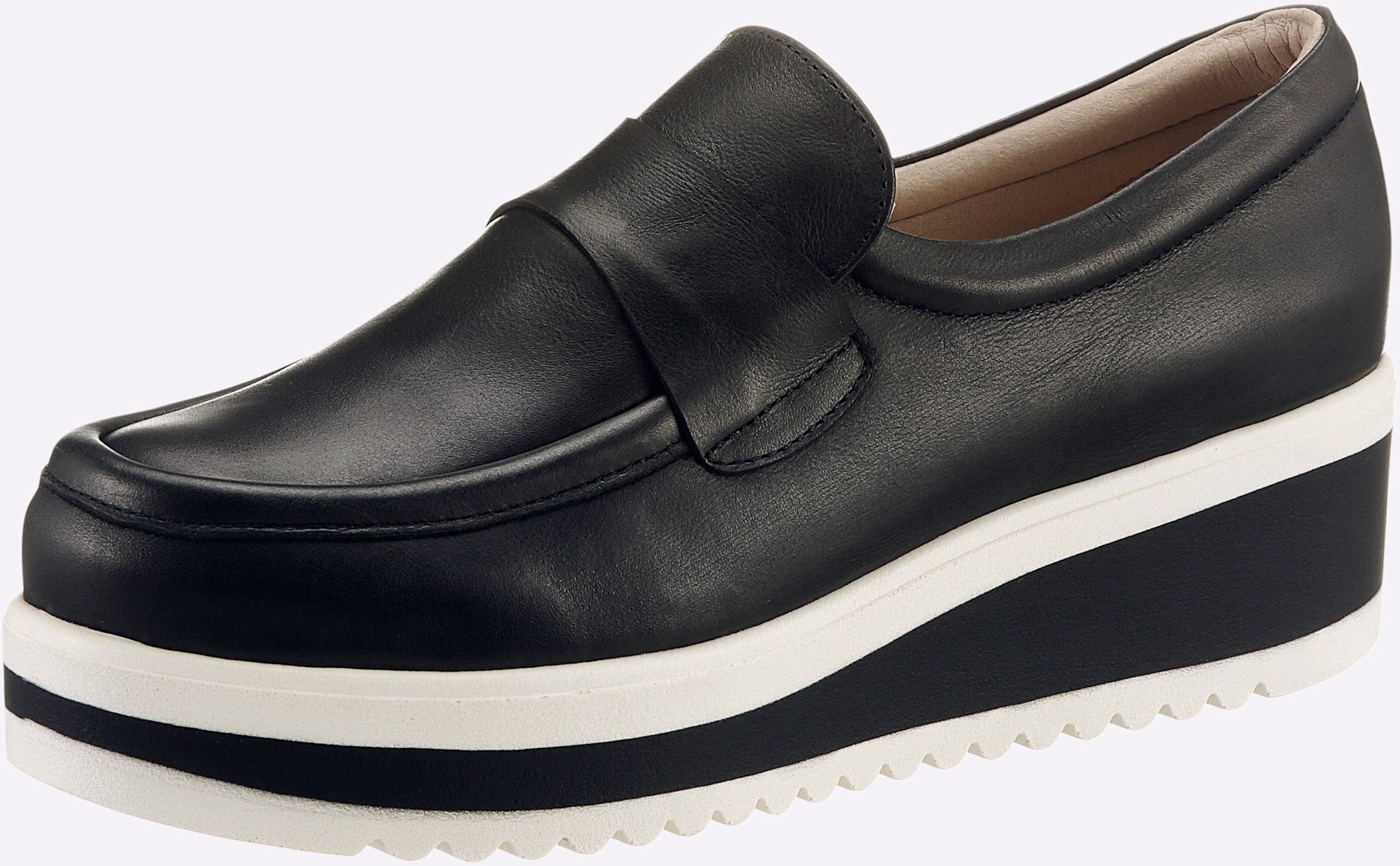 heine Slipper in schwarz