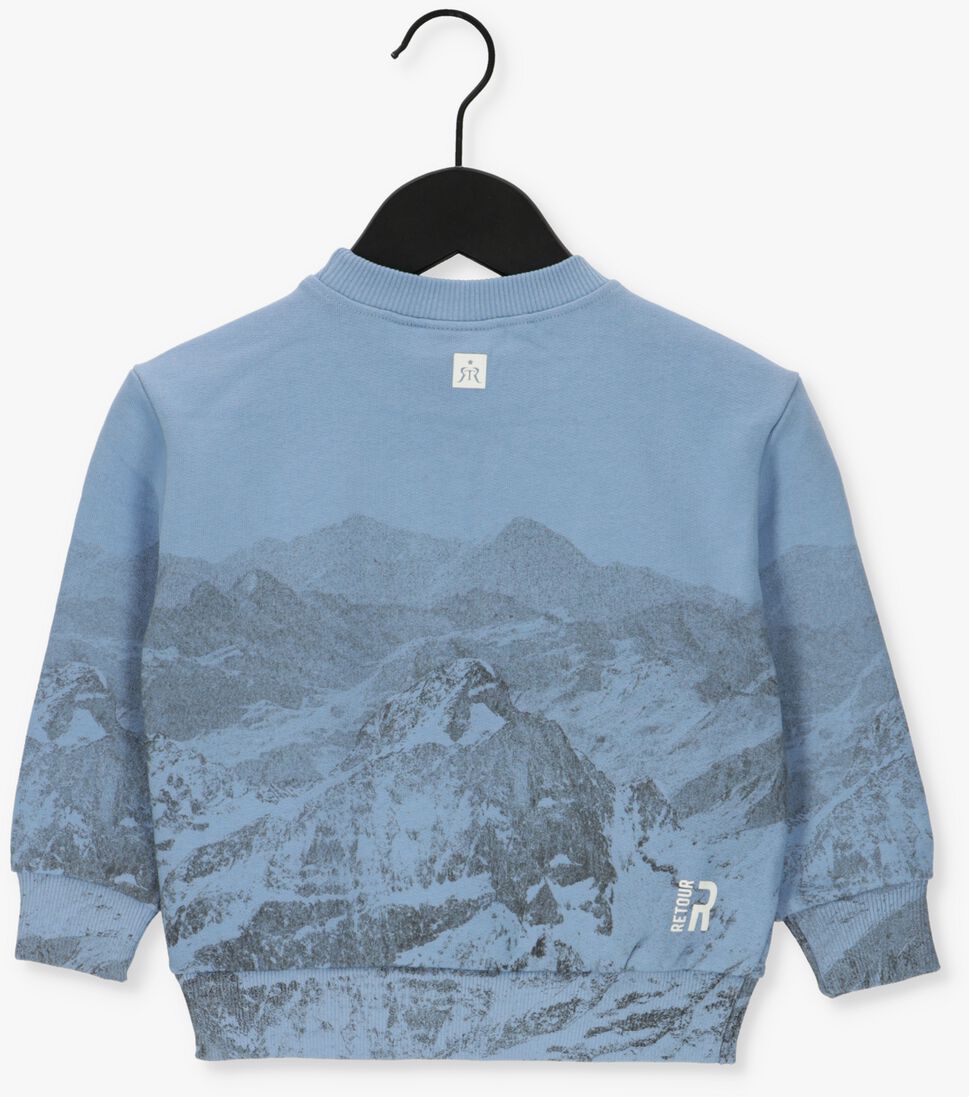 RETOUR lichtblauwe retour sweater jelle