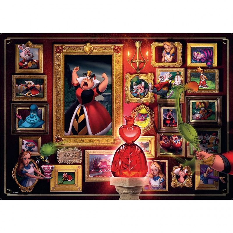 Puzzle Disney Villains : La reine de coeur