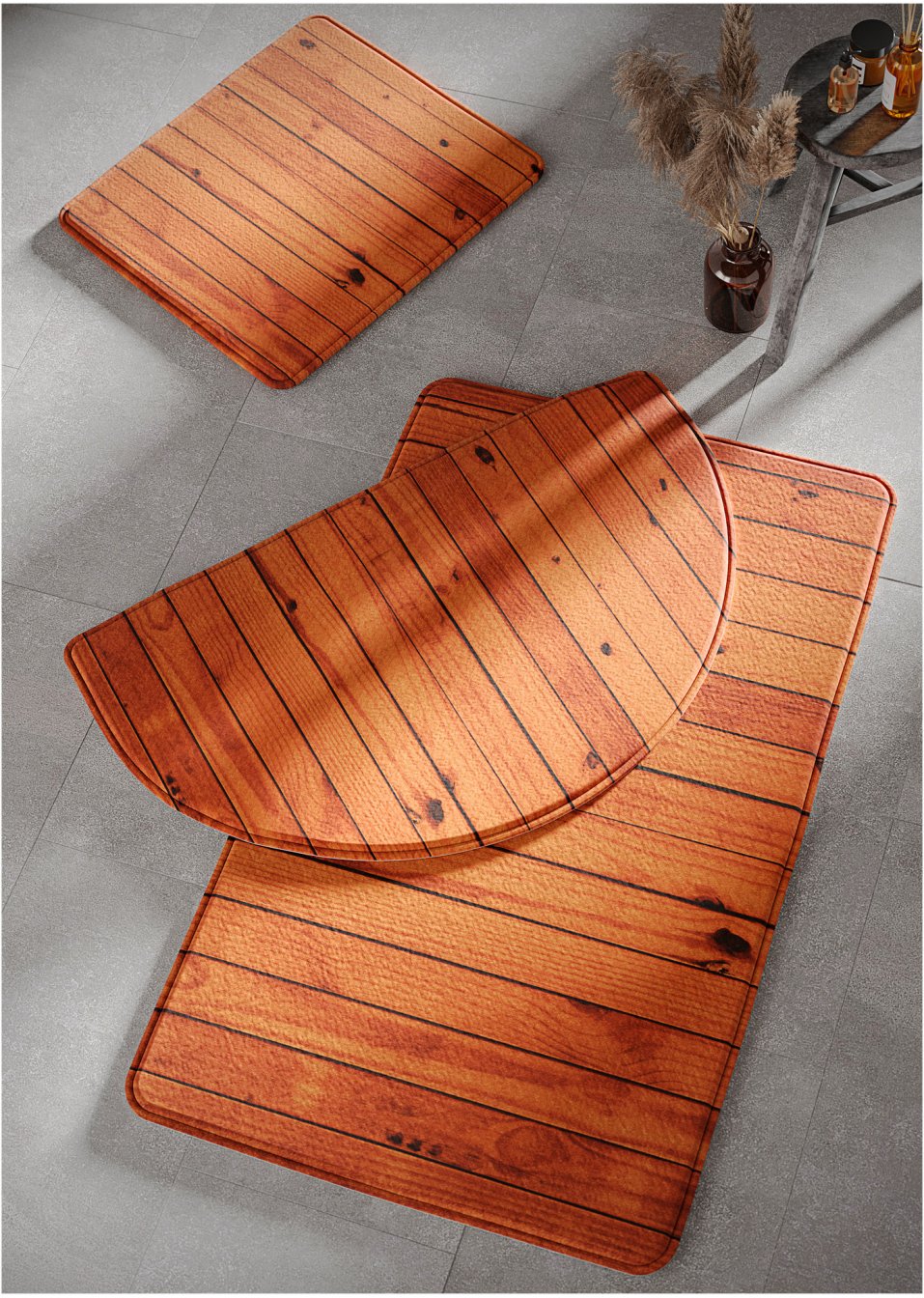Tapis salle de bain à mémoire de forme