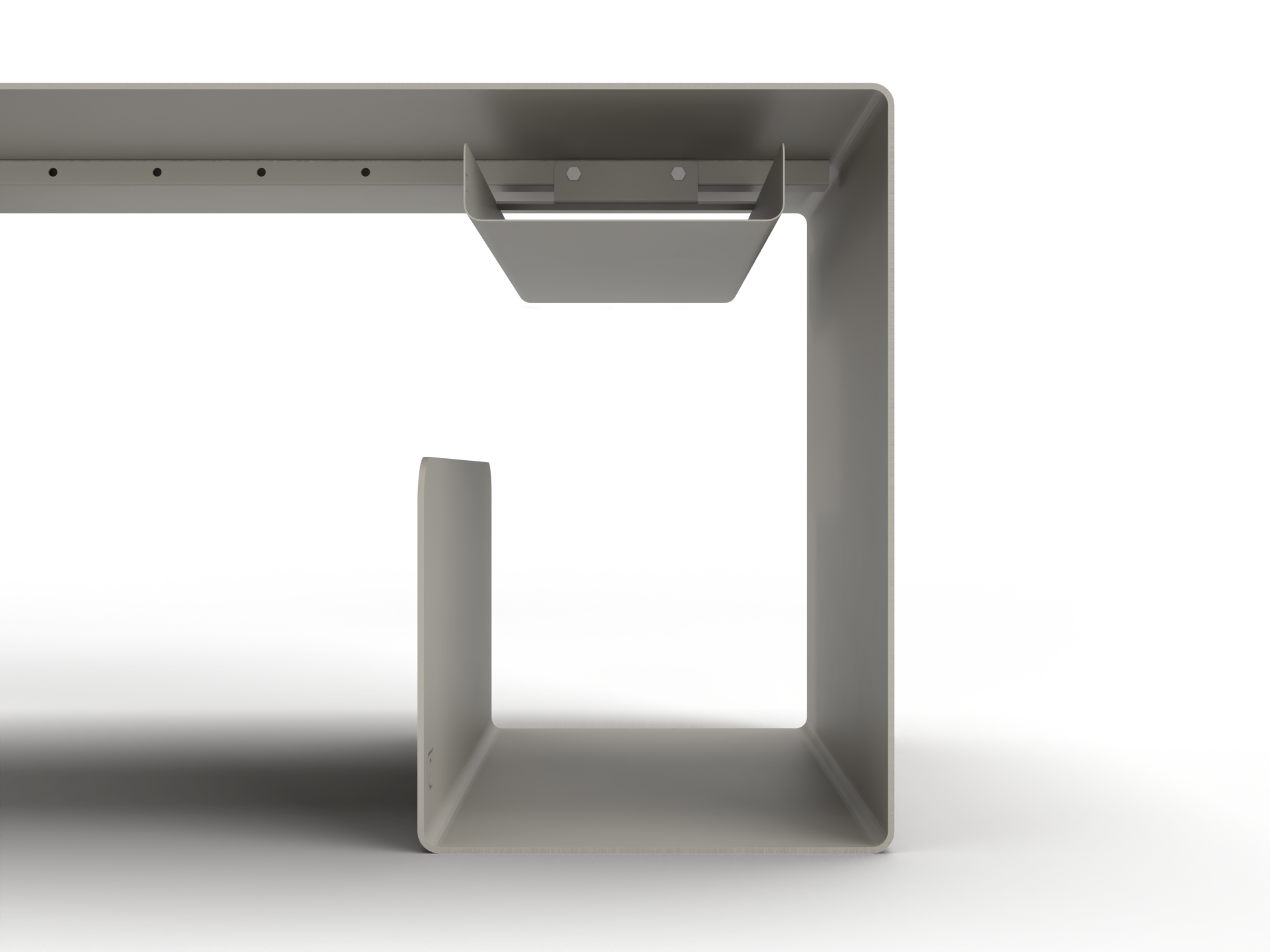 Steellish salontafel Glide & Plateau Licht Grijs
