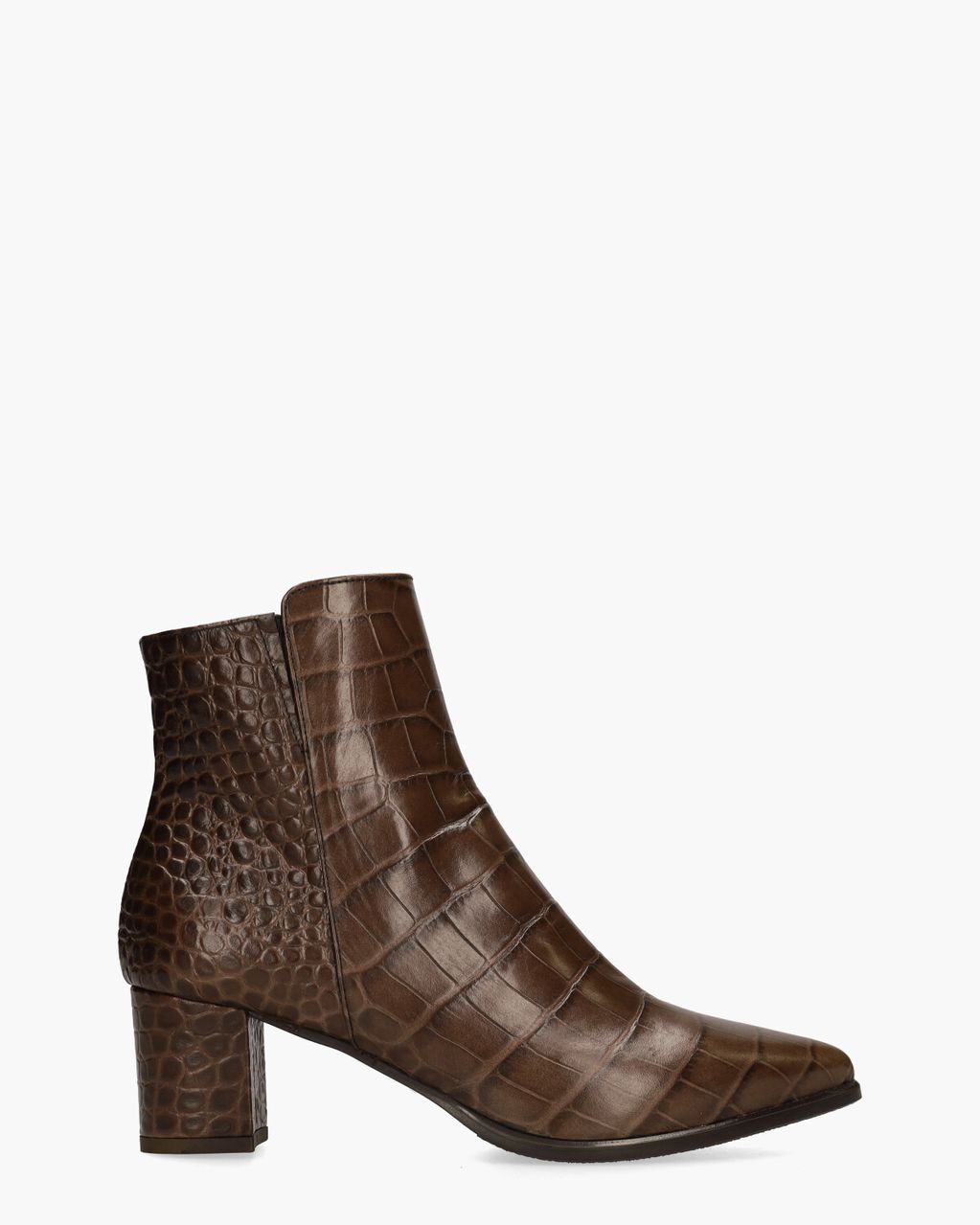 Nalini 21I078C Donkerbruin Dames Enkelboots