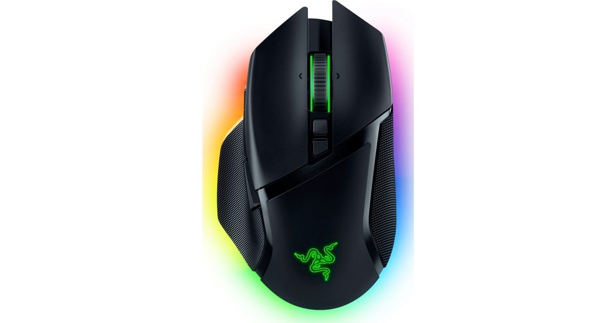RazerBasilisk V3 Pro gaming muis  (Zwart, USB / Bluetooth / Razer HyperSpeed Wireless, 30.000 DPI, Razer Chroma RGB)