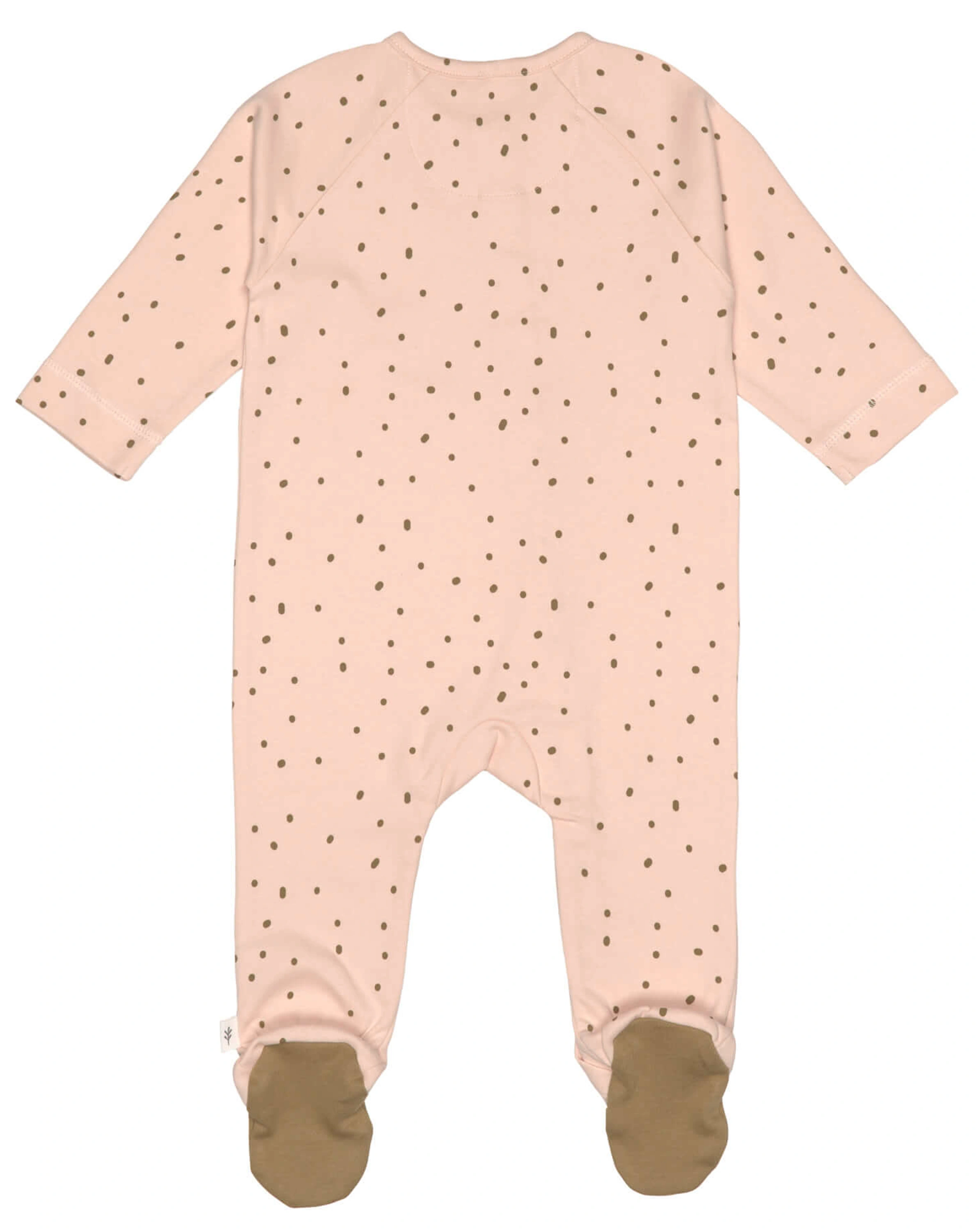 Schlafstrampler DOTS mit Fuß in powder pink