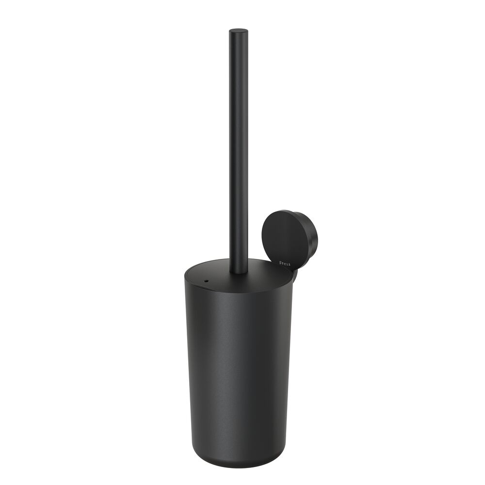 Geesa Opal toiletborstel met houder zwart