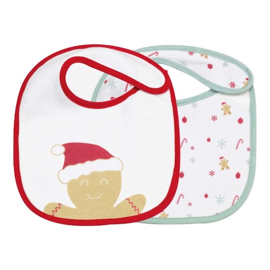 Lot de 2 bavoirs de Noël - Naissance   de               Trois Kilos Sept