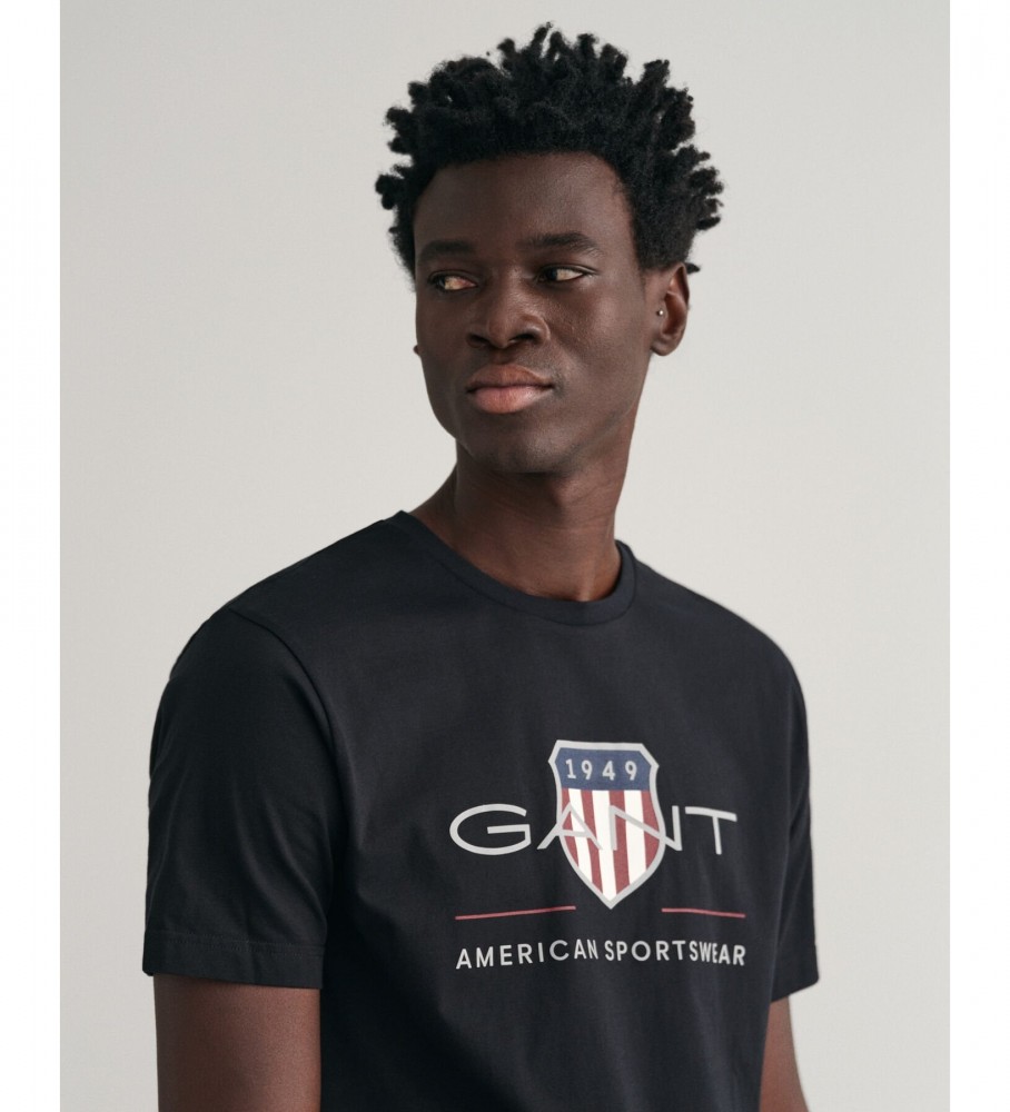 Camiseta Gant Archive Shield, preta