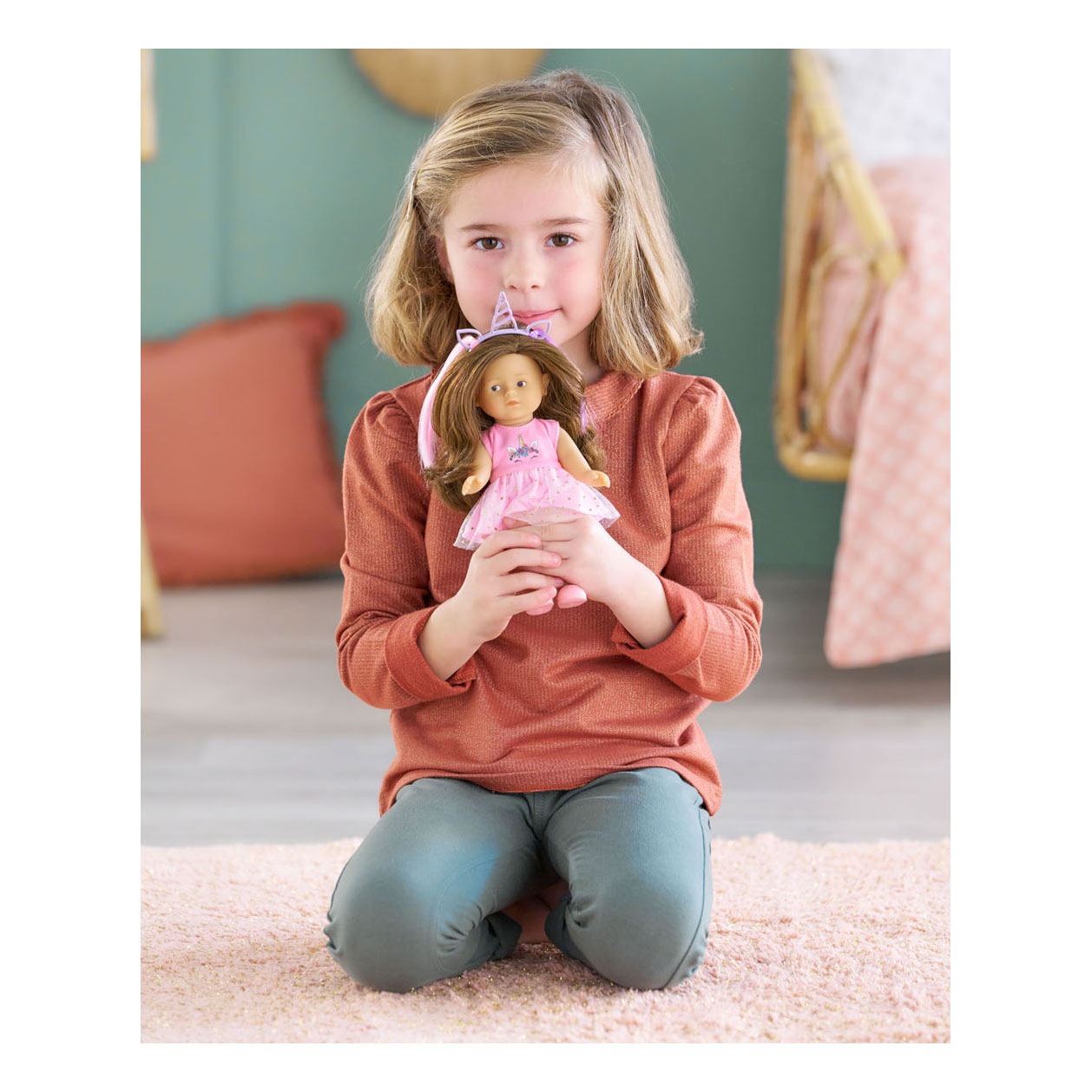 Corolle Mini Corrolines Romy Eenhoorn Pop, 20cm