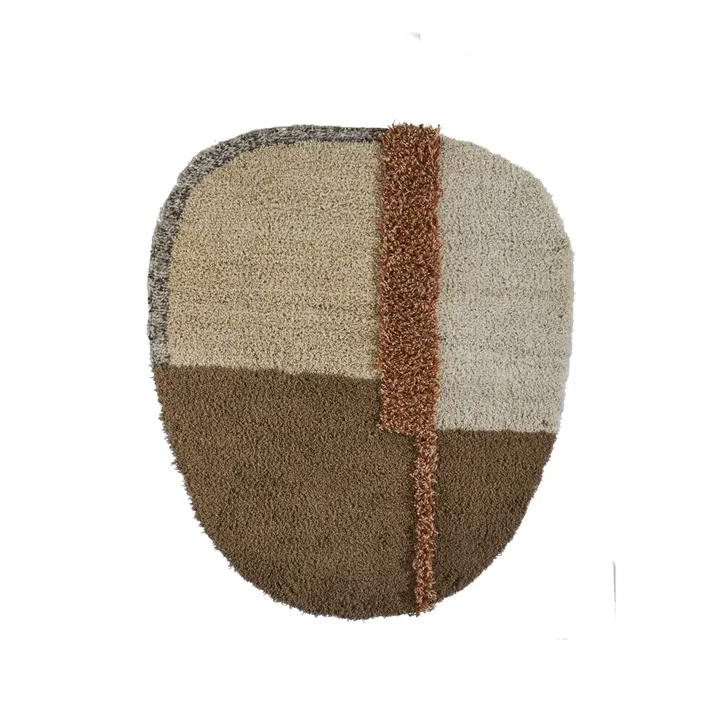 Ames Tapis rond Nudo | Caramel