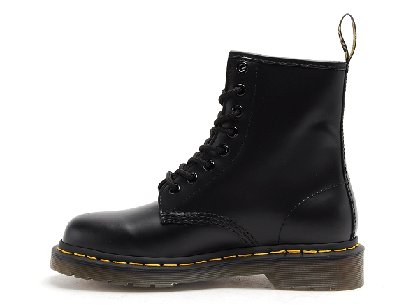 Dr martens boots bottine plates femme 1460 smooth noir