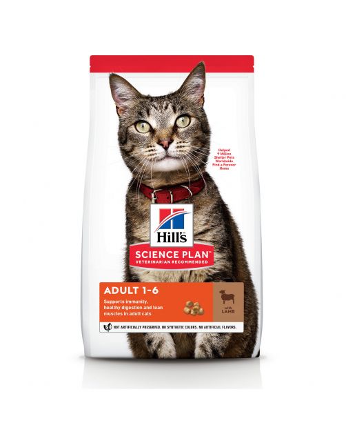 Hill's Feline Adult Lam - Kattenvoer