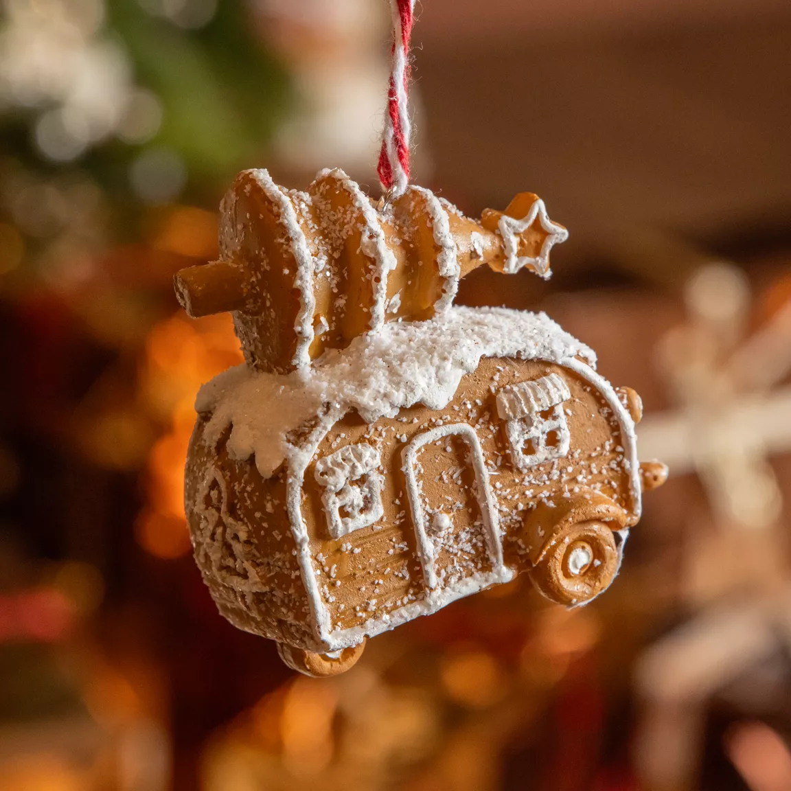 Caravane de Noël à suspendre (H7 cm) Pain d'épices gourmand