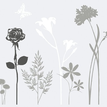 Afsnijdbaar statische raamfolie Blossom (216-0021) 45 cm breed, per cm