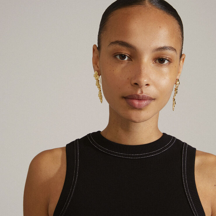 Pilgrim ECHO recycled earrings gold-plated Guld
