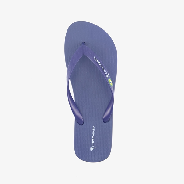 Copacabana heren teenslippers blauw