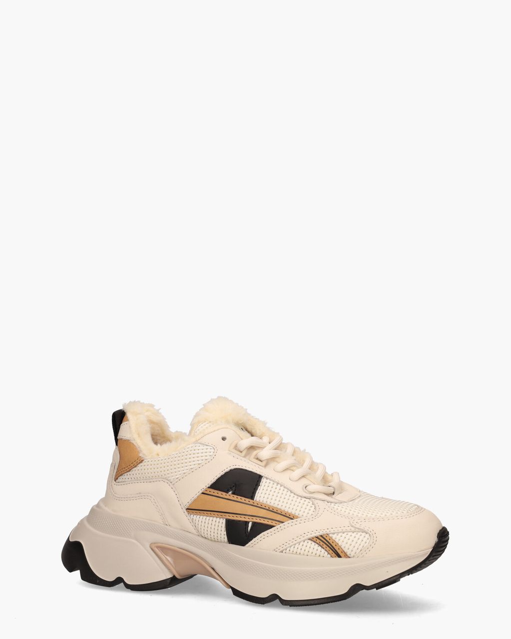 Nubikk Ross Nomad Fur Ecru/Multicolor Damessneakers