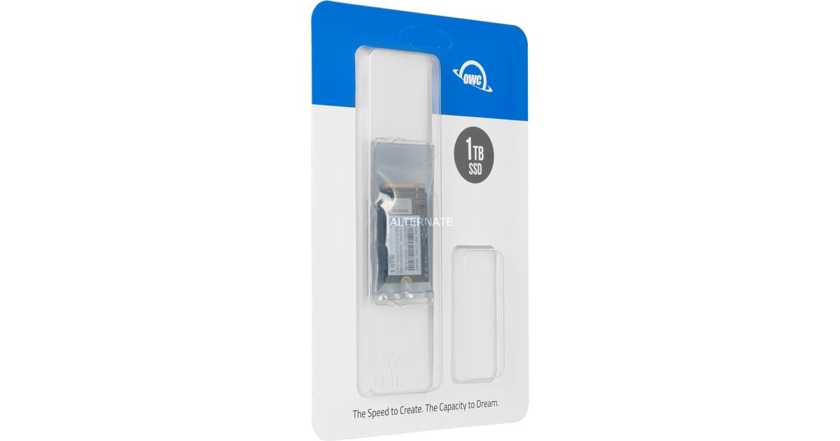 OWCAura P13 Pro 1 TB SSD  (OWCS3DN3P3T10, PCIe 3.1 x4, NVMe 1.3, M.2 2242)