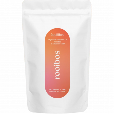 Equilibre Rooibos, Tisane CBD Bio Rooibos