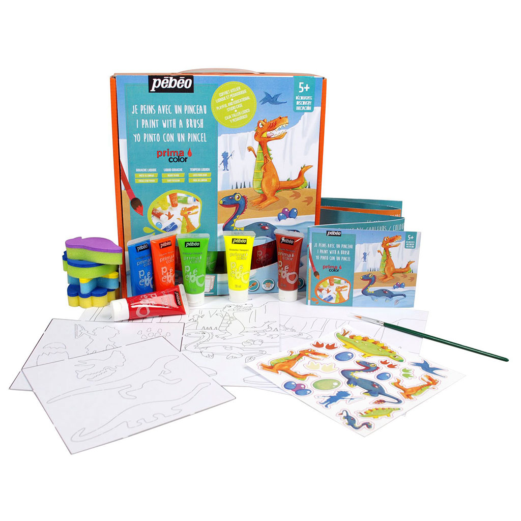 Coffret atelier peinture enfant Dino dès 5 ans