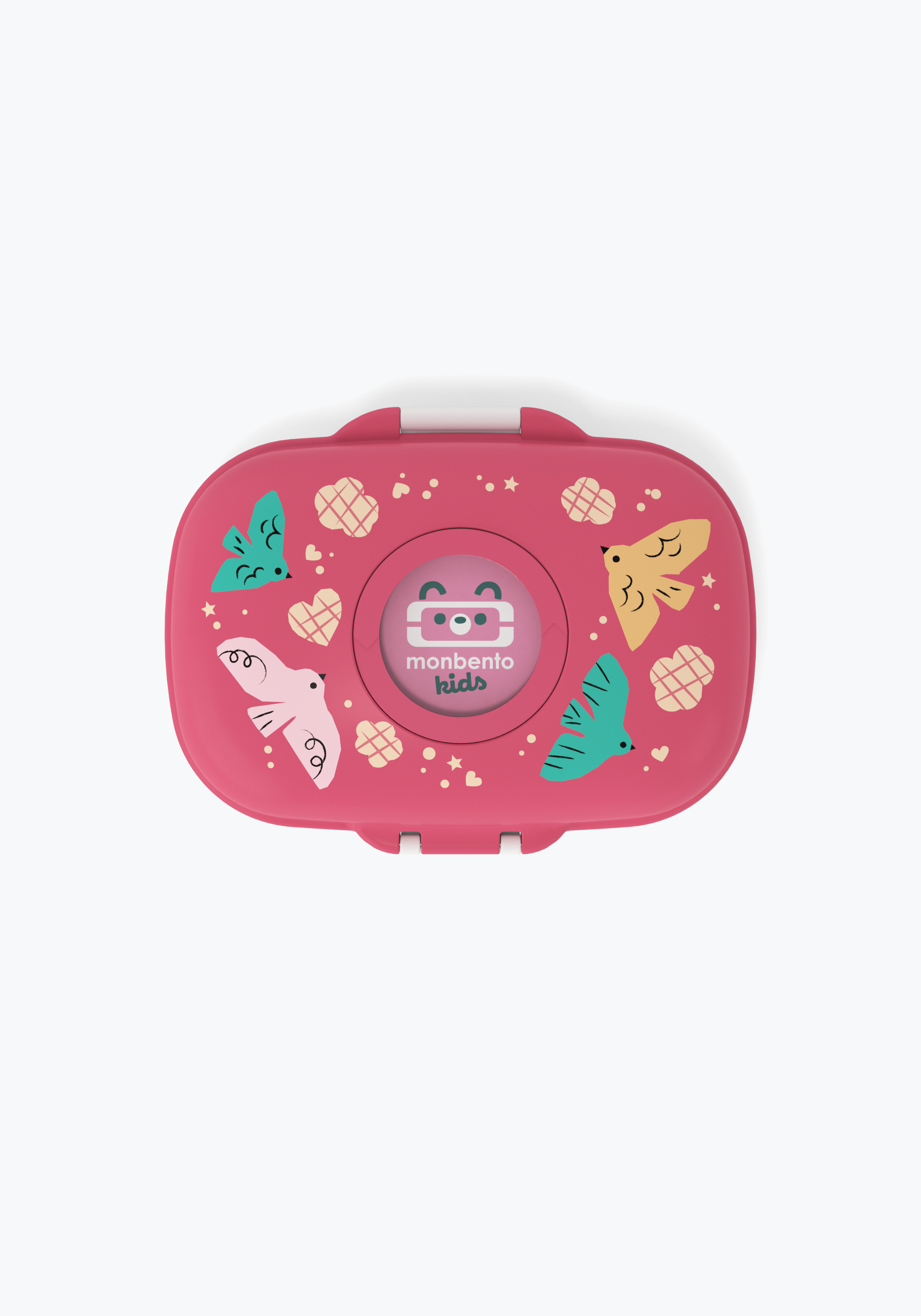 Monbento Kinder-Snackbox MB Gram Rose Birds