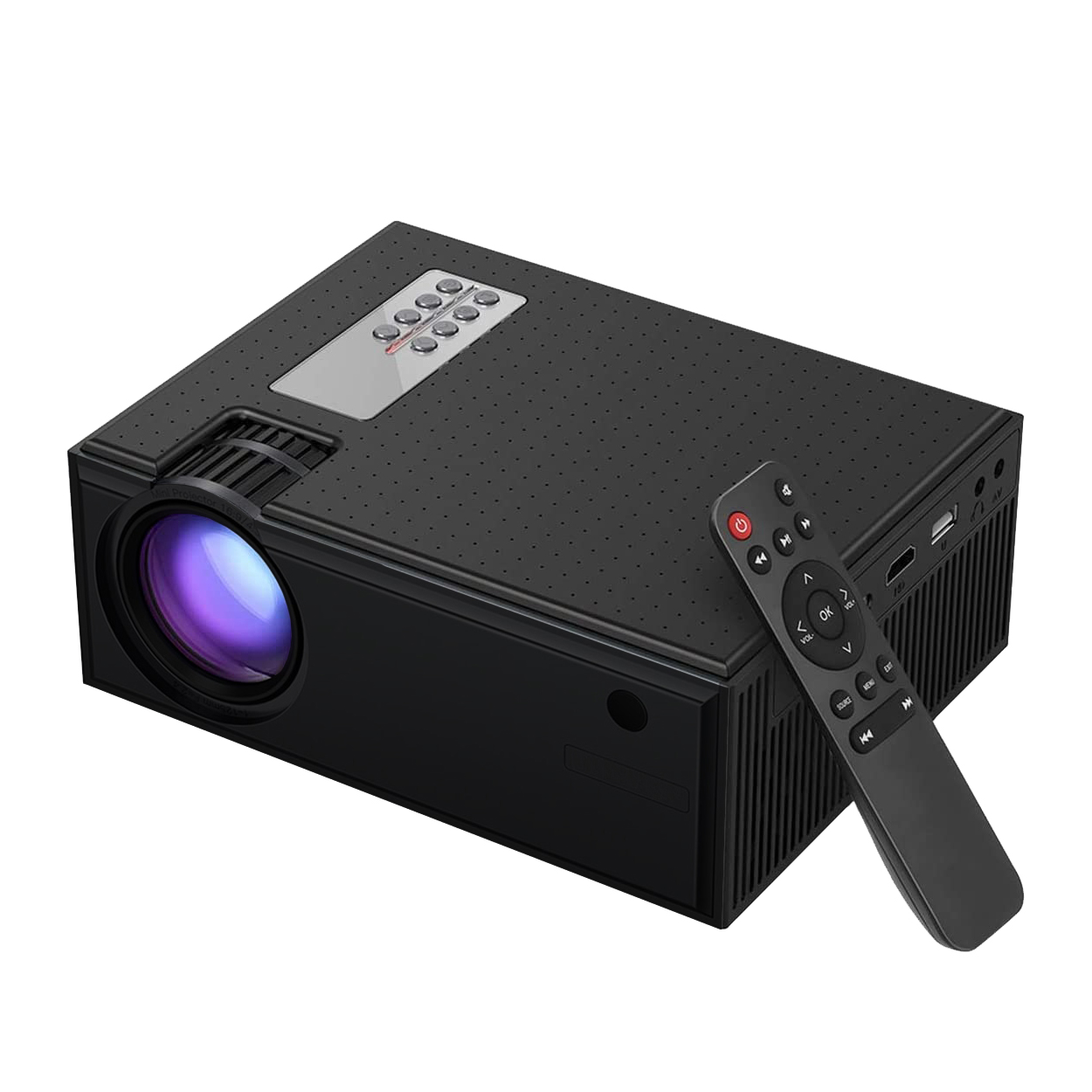 Beamer HD Projektor schwarz