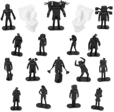 Skibidi Toilet Battle Bucket Figursett Series 1, 20 Stk