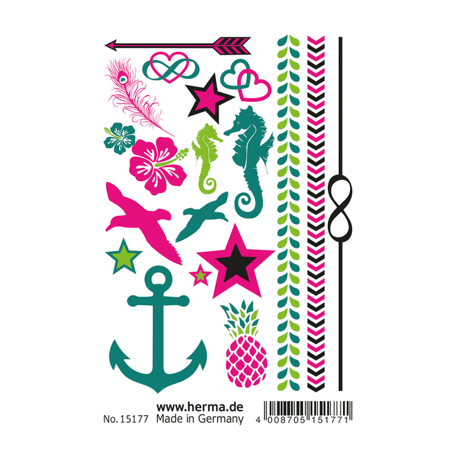 Kindertattoos - Summerfeeling