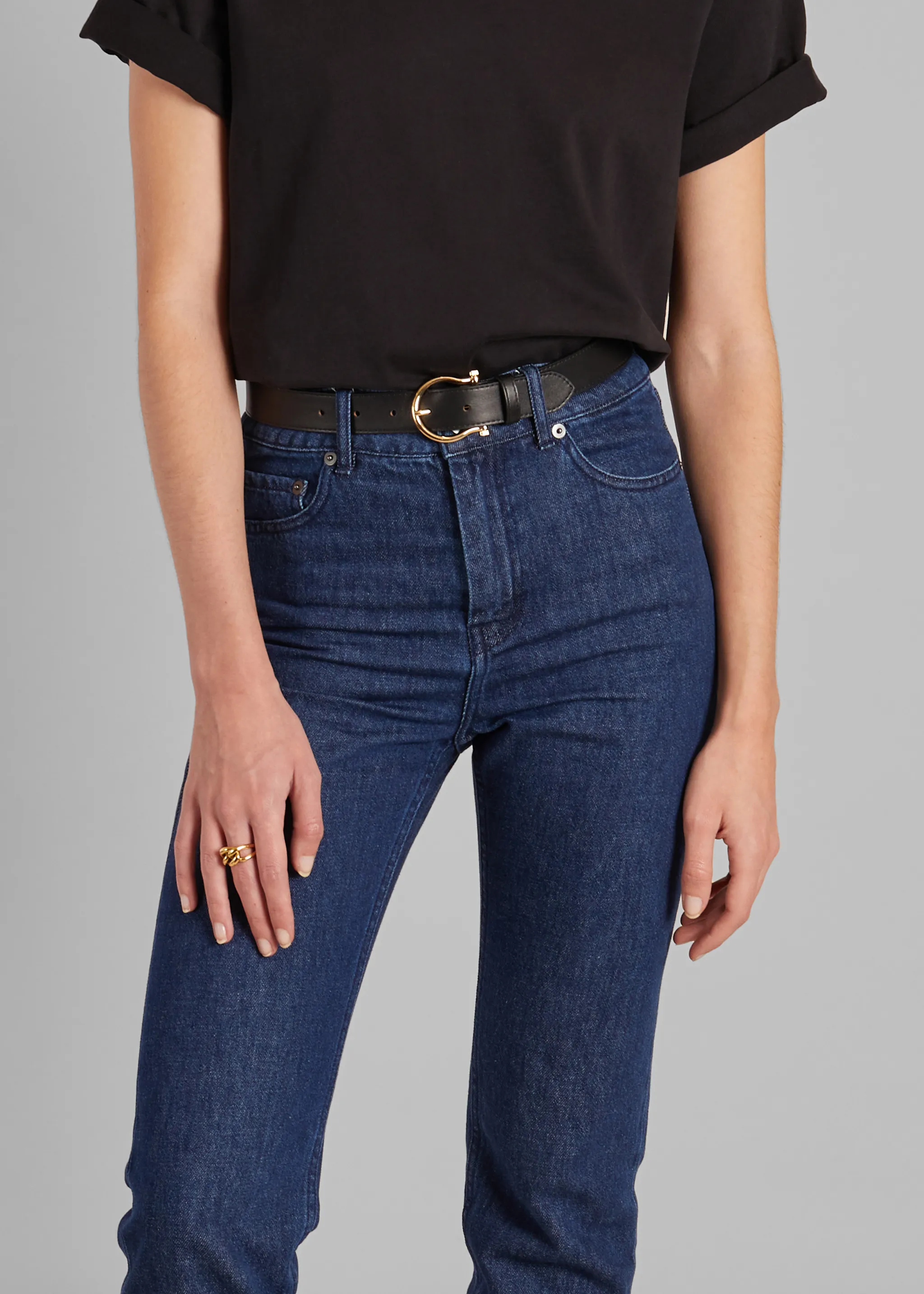 Ceinture en cuir nappa L'Exception Paris