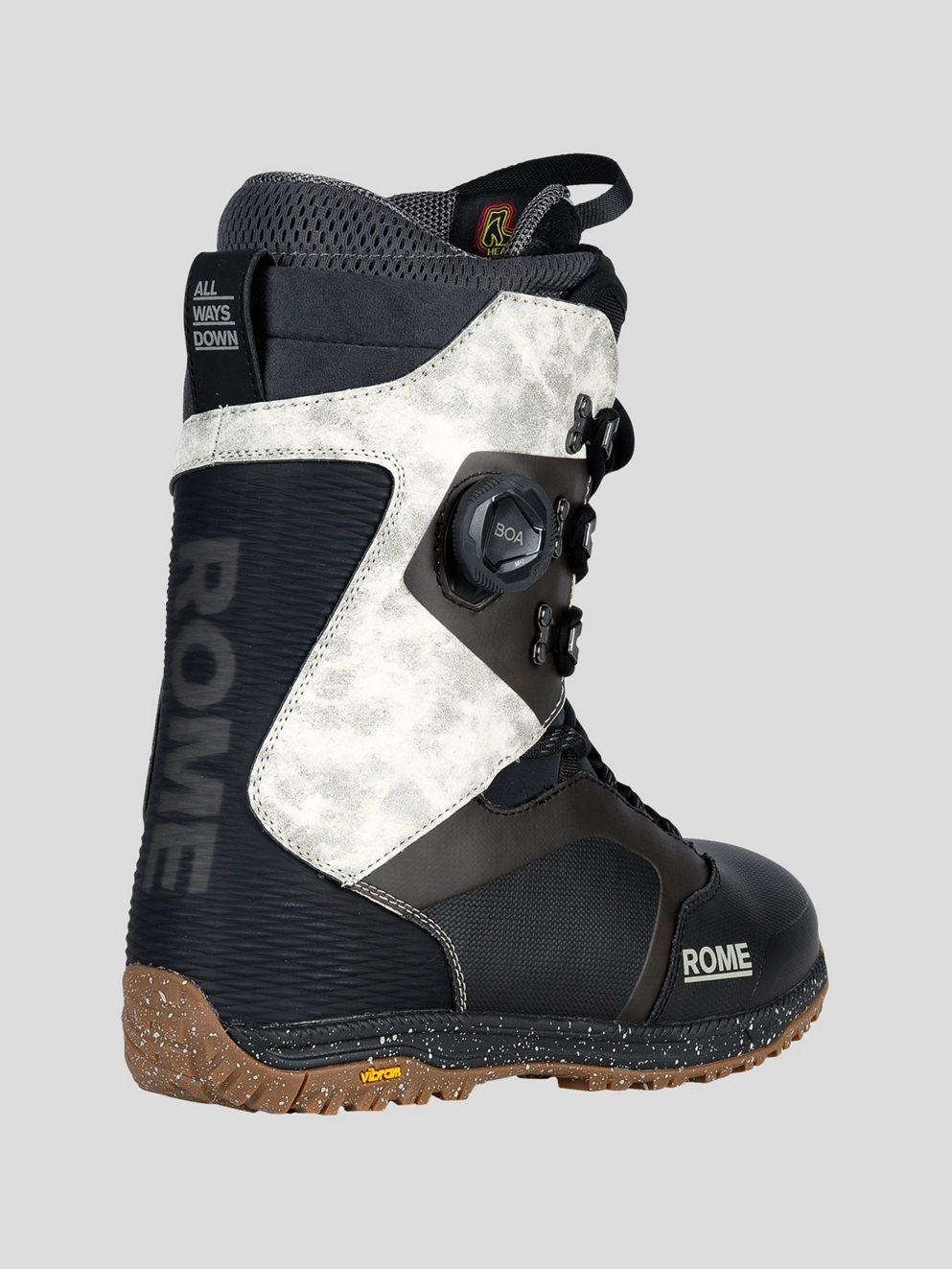 Rome Libertine Hybrid BOA 2025 Snowboard Boots black/white