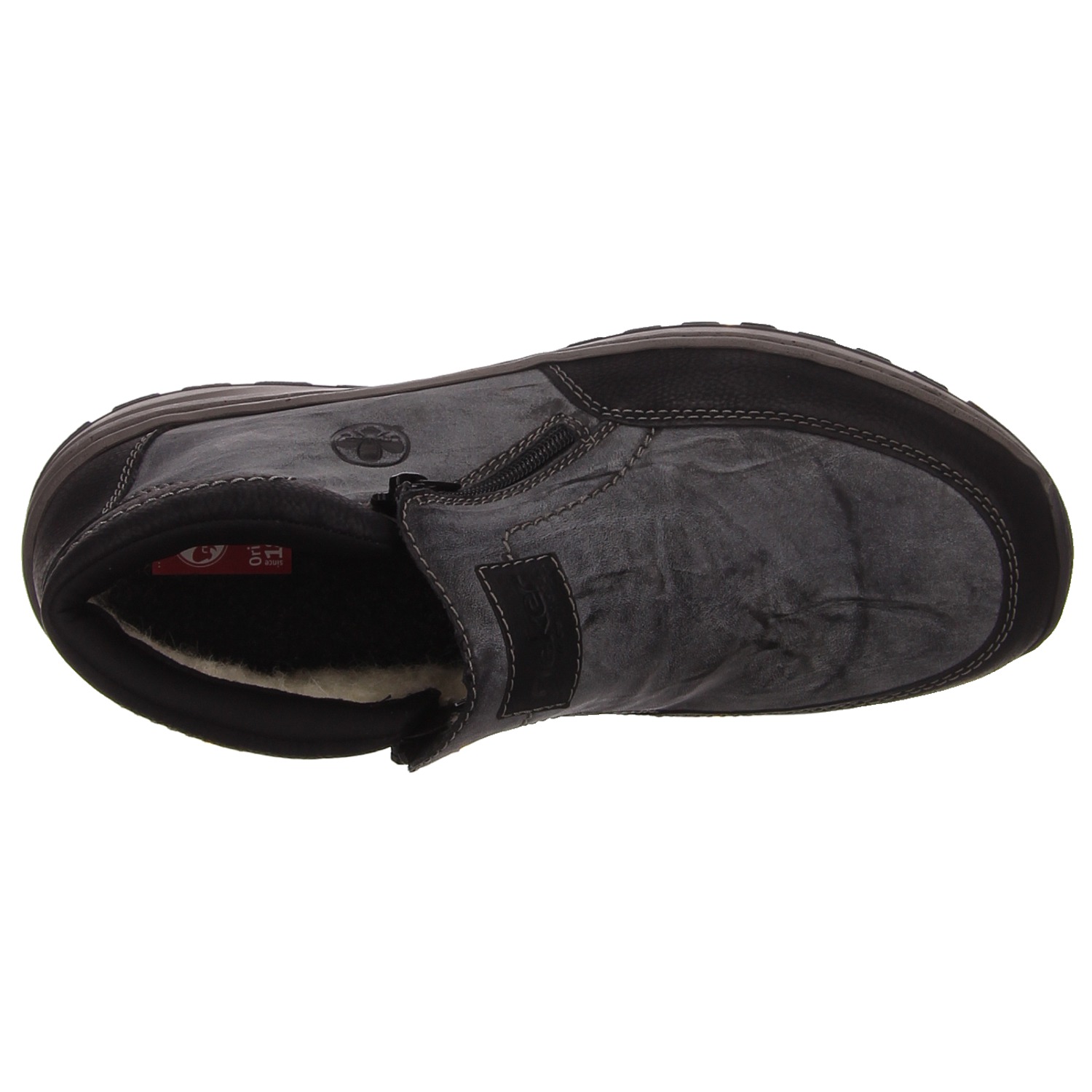 Rieker Stiefel schwarz/kombi schwarz