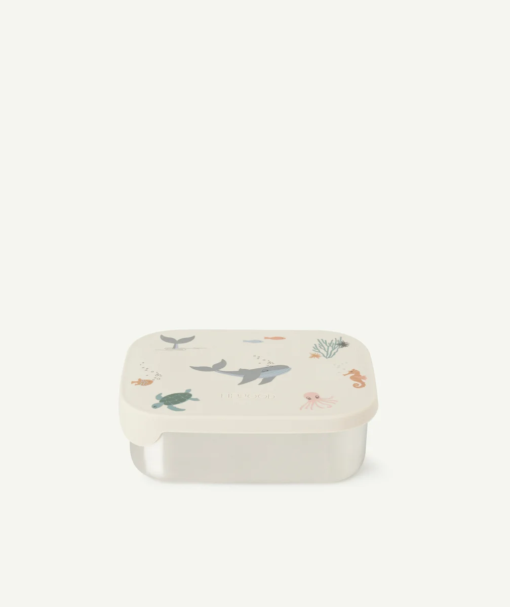 LIEWOODLUNCHBOX EN ACIER AVEC IMPRIMÉ ANIMAUX MARINS