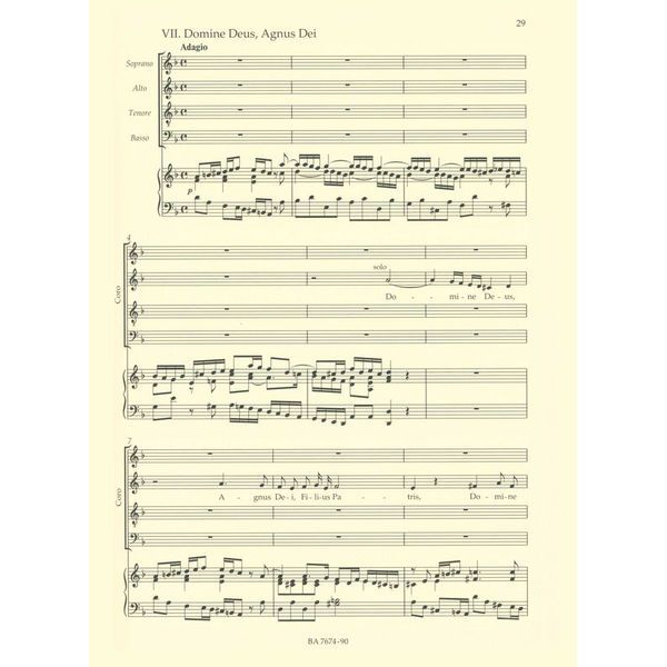 Bärenreiter Vivaldi Gloria