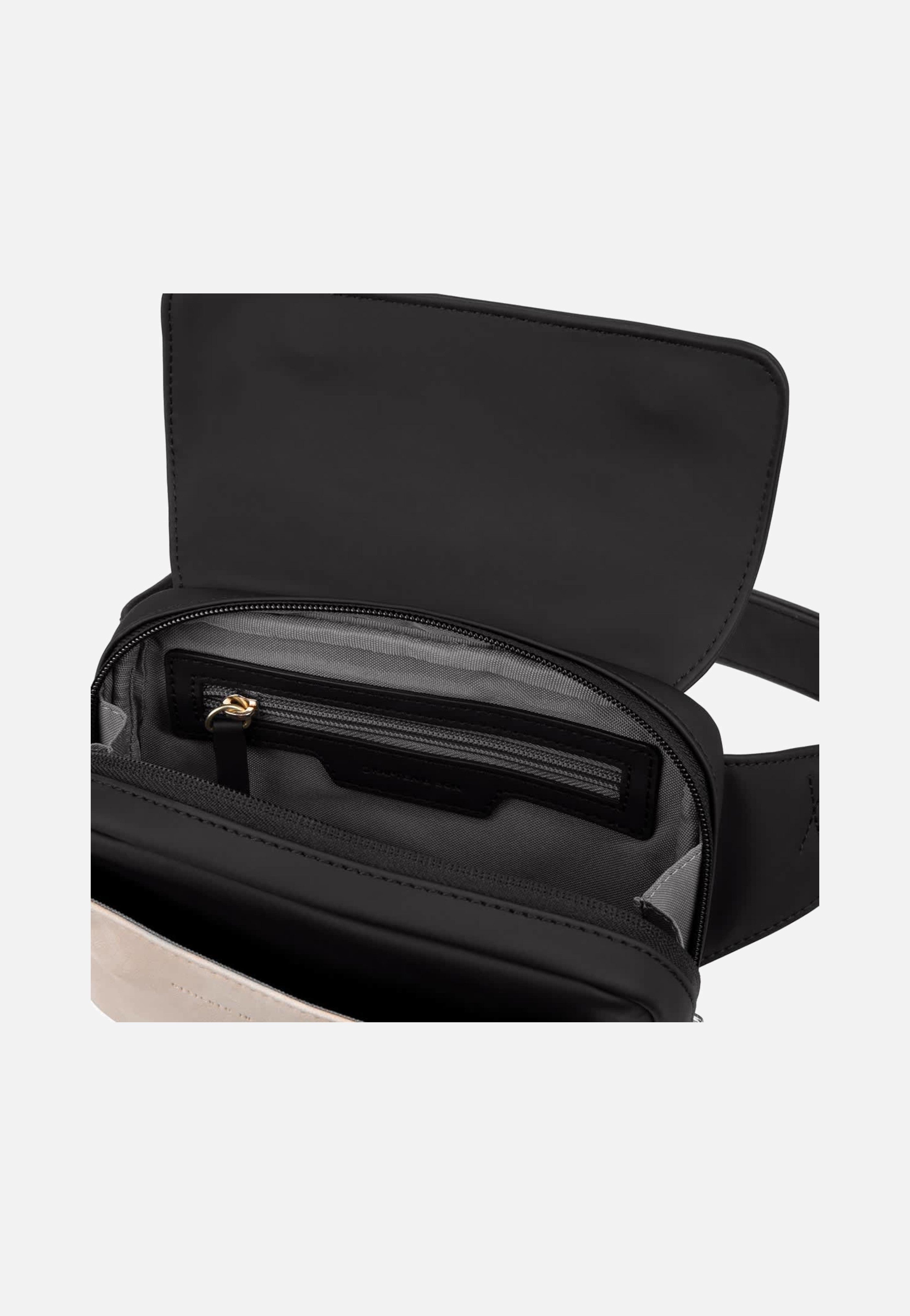 Visby Cream Black - Bauchtasche