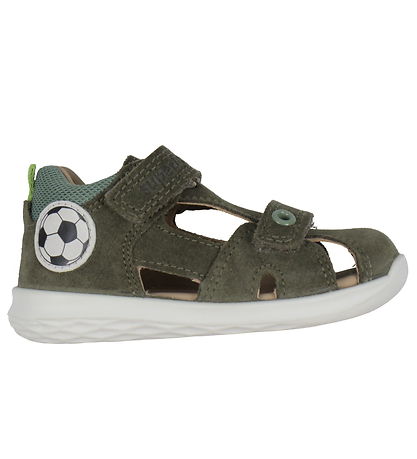 Superfit Sandalen - Bumblebee - Armygrün m. Fußball