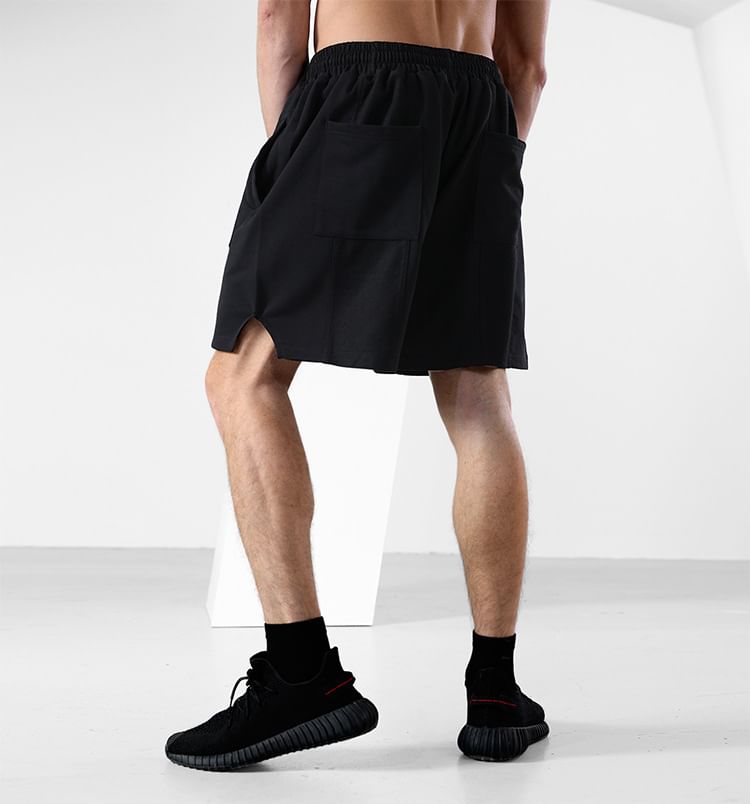 Double White - Effen joggingbroek met trekkoord in de taille