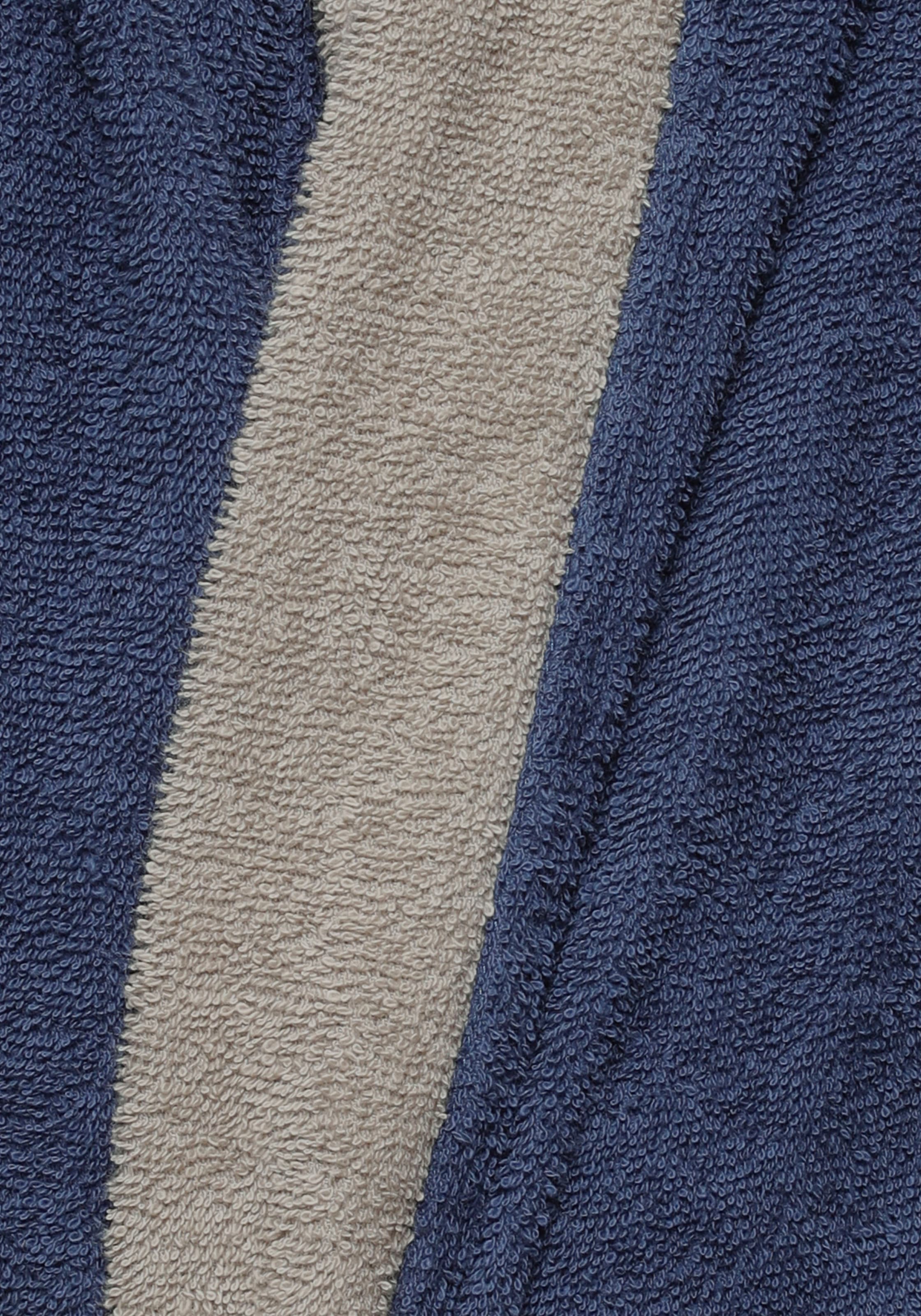 KangaROOS Unisex-Bademantel »Henry, ideal für Sauna & Spa, Hotelbademantel, Morgenmantel«, 1 Stk. Bademäntel für Damen & Herren, Logostickerei, S-3XL